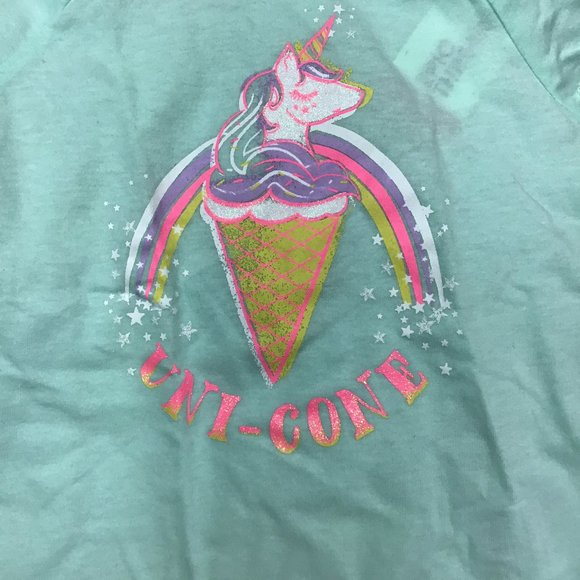 Epic Threads | Girl's " Uni-Cone" T-shirt | Light Blue | Various Sizes - Picture 2 of 3